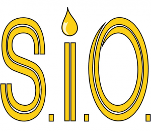 SIO letter logo design with black background in illustrator, cube logo,  vector logo, modern alphabet font overlap style. calligraphy designs for  logo, Poster, Invitation, etc. Stock Vector | Adobe Stock